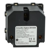 МОДУЛЬ «УМНАЯ» РОЗЕТКА 230 В С ШТЕПЕРЕМ, ЗОЛОТАЯ, ZigBee, 1 фаза