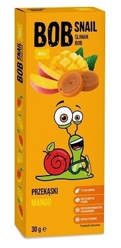 Ślimak mango BOB SNAIL 30g. egzotyczny smak exotic przekąska owocowa