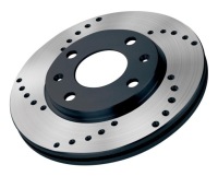 фото thumb №1, Перфорированные тормозные диски black diamond - alfa romeo 146 930 перед 257mm