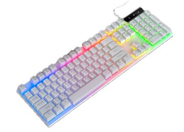 ИГРОВАЯ КЛАВИАТУРА СО СВЕТОДИОДНОЙ ПОДСВЕТКОЙ ДЛЯ ГЕЙМЕРОВ