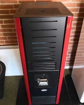 Piec, piecyk, kominek, koza na pelet pellet Karen 9kW duży zasobnik 40kg