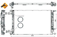 фото thumb №2, Радіаторів vw a4 a5 a6 07- q5 08- seat exeo 08- nrf