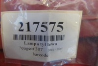 фото thumb №7, Peugeot 307 лампа задняя левая