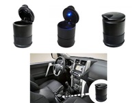 фото thumb №8, Пепельница автомобильная led корзина w место чашки хром