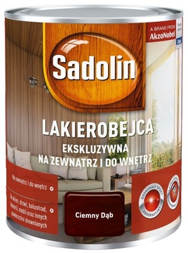 SADOLIN ЭКСКЛЮЗИВНЫЙ ЛАК МОРИЛЬ ТЕМНЫЙ ДУБ 0,75л
