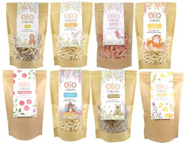 OTOLANDIA NATURAL OTO ХРУСТИТЕЛИ ДЛЯ ДЕТЕЙ МИКС 8 ВКУСОВ БЕЗ САХАРА 8 ПАКЕТ