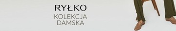 Туфли женские, черные низкие мокасины-слипоны RYŁKO