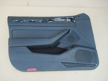 фото thumb №1, Боковина оббивка двері правий перед шкіра vw arteon 3g8