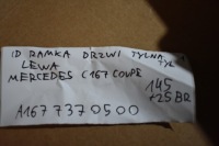 Idealna рамка дверь задняя задний  левая mercedes c167 купе 1 Оригинал, фото thumb