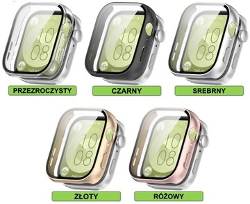 Защитный корпус корпуса + 2IN1 Закрашенное стекло для часов Huawei Fit 3 | 5 цветов