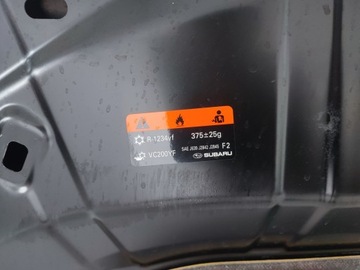 фото thumb №10, Капот кришка двигуна шумоізоляція підкладка subaru xv ii 2