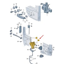 фото thumb №1, Vw transporter t6 left sliding door remote керування lock 7e0843653bg