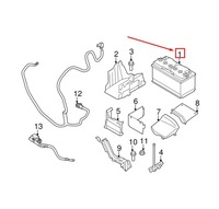 фото thumb №9, Аккумулятор volvo xc70 mk2 32401204 оригинальный