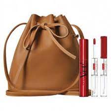 Набор туши для ресниц PUPA Sexy Lash Lipstick Lip Duo, сумочка