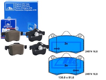 фото thumb №1, Ate тормозные колодки тормозные seat ibiza v sportcoupe 1.4 t