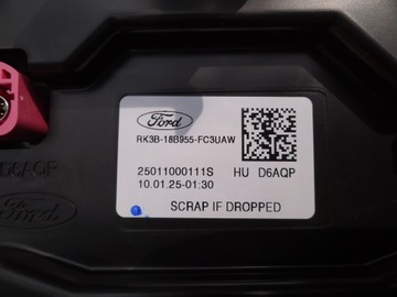 фото thumb №10, Ford transit mk8 2025 рестайлинг радио навигация дисплей экран европа