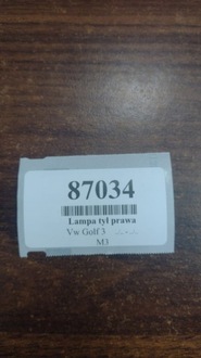 фото thumb №12, Vw golf iii лампа правые зад 1h6945112e