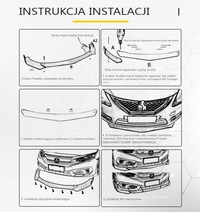 фото thumb №10, Сплиттер бампер накладка бампера передний спойлер универсального 4szt
