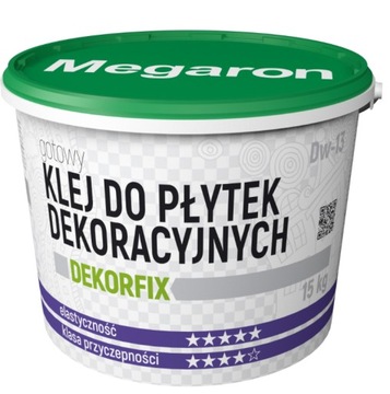 ГОТОВЫЙ КЛЕЙ ДЛЯ ДЕКОРАТИВНОЙ ПЛИТКИ/3D панелей - DEKORFIX Megaron 15кг