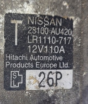 фото thumb №5, Генератор nissan primera p12 01-07 2,0 23100au420
