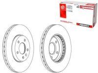 фото thumb №1, Гальмівні диски гальмівні 2szt chevrolet cruze orlando volt