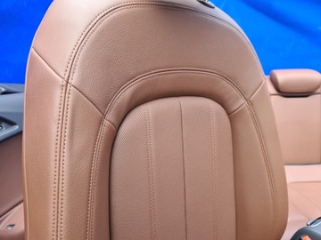 фото thumb №13, Audi a6 c7 комплект сидіння шкіра perforowana коричневі з підігрівом 30 km oem