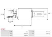 Электромагнит стартер ss0001 Доставка, фото thumb