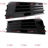фото thumb №12, Бампер volkswagen t6 transporter планки gloss чёрный