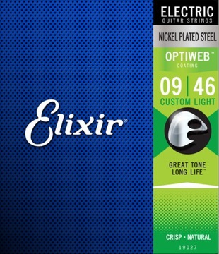 Струны для электрогитары Elixir Optiweb 9-46