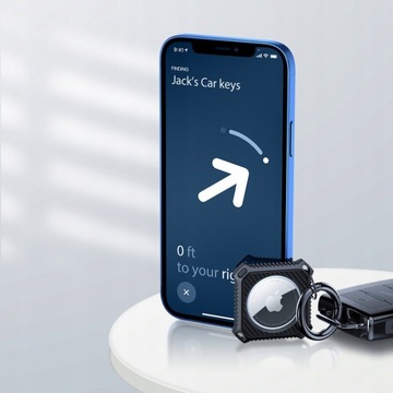 Чехол CARBON ARMOR с брелком ДЛЯ APPLE AIRTAG