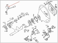 фото thumb №8, Новий оригінальний перемикач круїз-контроль mercedes-benz sl r129 a1295401844