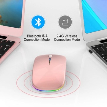 Беспроводная рабочая мышь USB 2,4 ГГц с подсветкой