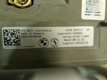 фото thumb №13, Bmw g06 g06 g07 f95 f96 g09 lci дисплей led монітор 5a79717 5a2ad61