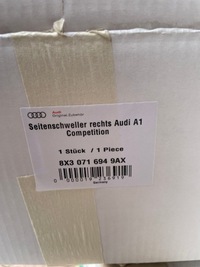 фото thumb №8, Накладки порогові audi a1 8x competition 8x3071693 8x3071694 nowe оригінальні