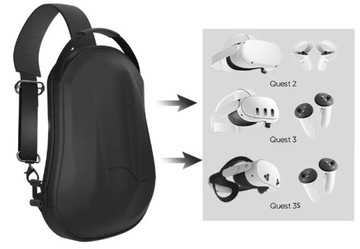 Kompaktowy plecak IKARVR, etui do gogli VR Meta Quest 2, 3 i 3S