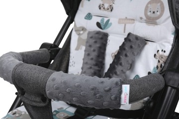 ВСТАВКА ДЛЯ КОЛЯСКИ MINKY, ДВУХСТОРОННЯЯ ХЛОПКА BABYMAM