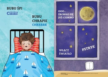 Bubu uczy się mówić Bubu już mówi Interaktywna książeczka do stymulacji 2w1