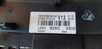 фото thumb №11, Спідометр  прилади vw golf iv 4 bora рестайлінг fl 1j5920826c пробіг : 339613 km