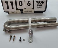 фото thumb №15, Набор do труба выхлопных газов выхлопная do сталь нержавеющая ø25mm 60cm +суппорты