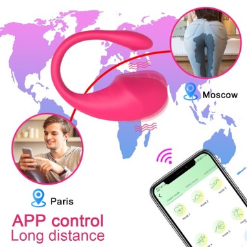 Bluetooth-вибратор с дистанционным управлением на большие расстояния