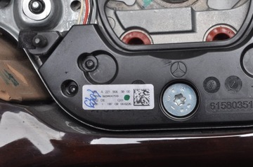 фото thumb №10, Mercedes w221 рестайлінг кермо шкіряний дерев'яна a2214603803