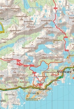 Водонепроницаемая туристическая карта LOPHOTES масштабом 1:75 000 PhoneMaps 2022
