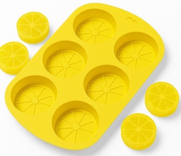 FOREMKA SILIKONOWA FORMA kostki lodu czekoladki FOREMKI owoce 19x11,5 cm