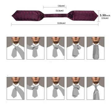 Мужской комплект жаккардовых шалей Ascot, запонки POCKET CHECK, доставка24