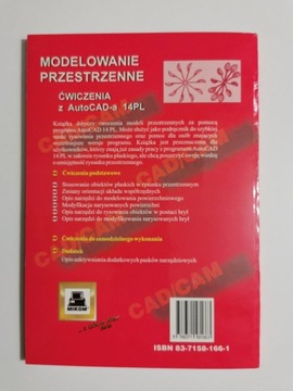 MODELOWANIE PRZESTRZENNE ĆWICZENIA Z AUTOCAD-A