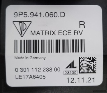 фото thumb №13, Porsche 911 992 лампа matrix led лампа права 9p5941060d