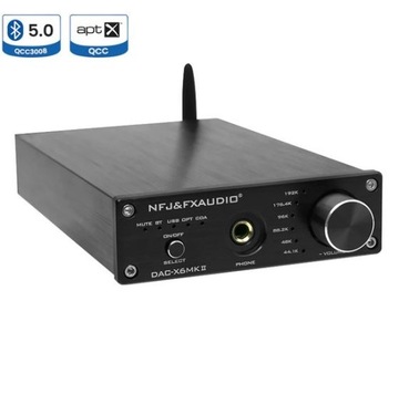 АУДИО КОНВЕРТЕР ЦАП FX-AUDIO X6 MKII USB BT УСИЛИТЕЛЬ ДЛЯ НАУШНИКОВ