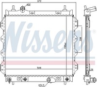 фото thumb №11, Nissens 61002 радиатор, система охлаждение двигателя
