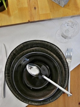 НАБОР ТАРЕЛОК 18 EL DINNER SERVICE Джинсы ЧЕРНЫЕ 2