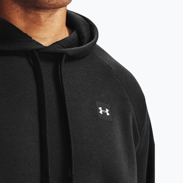 Мужская худи Under Armour Rival черный/белый оникс XL